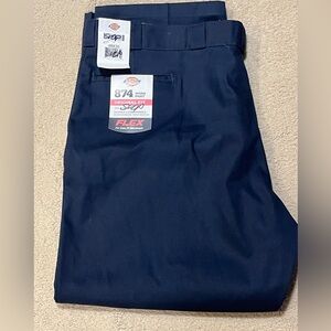 Dickies 874 Work Pant - Original Fit FLEX - Mens Size 48x30 - NWT - Navy Blue